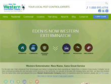 Tablet Screenshot of edenpest.com